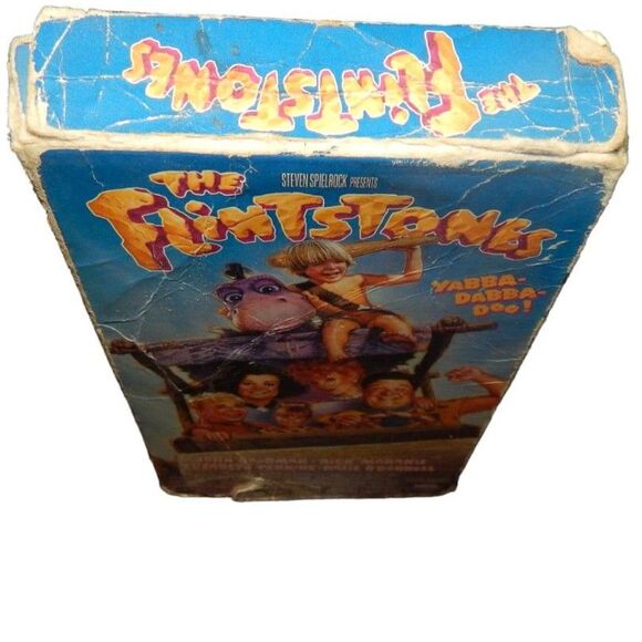 THE FLINTSTONES vintage 1994 VHS John Goodman Rick Moranis Elizabeth Taylor - Picture 3 of 6